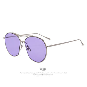 MERRY'S Women Bang Fashion Sunglasses Classic Brand Designer Sunglasses Vintage Twin Beam Metal Frame Glasses S'8006
