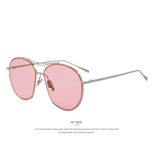 MERRY'S Women Bang Fashion Sunglasses Classic Brand Designer Sunglasses Vintage Twin Beam Metal Frame Glasses S'8006