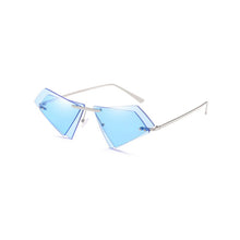 Load image into Gallery viewer, Heart sunglass personality double lens frameless sunglasses new men and women trend sun glasses fashion sunglass   JY66265