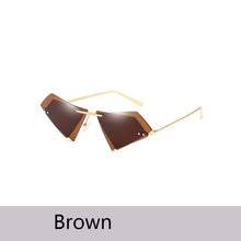 Load image into Gallery viewer, Heart sunglass personality double lens frameless sunglasses new men and women trend sun glasses fashion sunglass   JY66265