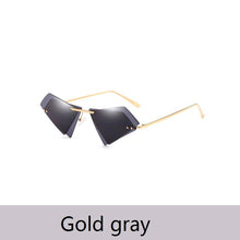 Load image into Gallery viewer, Heart sunglass personality double lens frameless sunglasses new men and women trend sun glasses fashion sunglass   JY66265