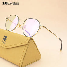 Load image into Gallery viewer, 2017 glasses frame men's women's frame degree eyeglasses TAG Brand Retro fashion computer glasses oculos de grau Anti-blue light