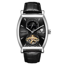 Load image into Gallery viewer, TEVISE Luxury Water-Proof Automatic Mechanical Men Watch Moon Phase Genuine Leather Self-Winding Man Casual Wristwatch + Box