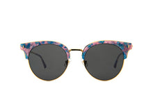 Load image into Gallery viewer, Fashion Brand Designer Cat Eye Sunglasses Women Half Rim polaroid driving Sun Glasses Half Frame Shades UV400 Flat black lenses