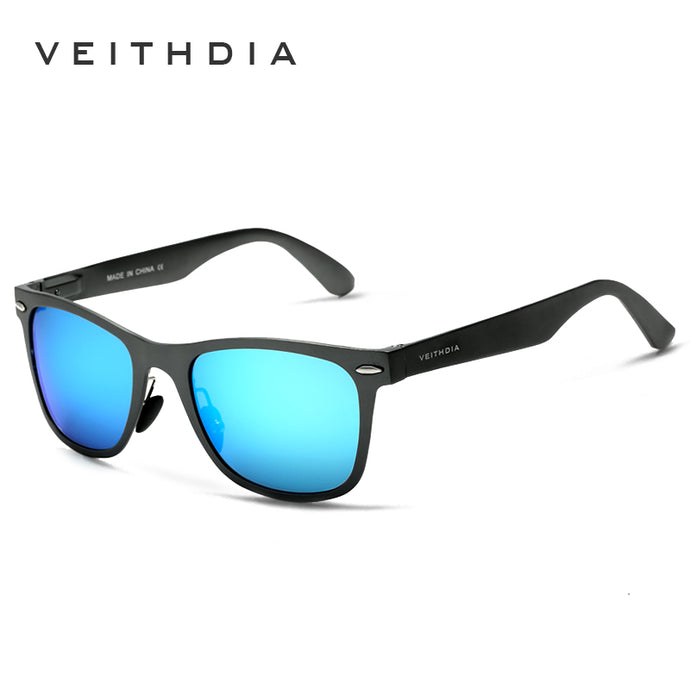 VEITHDIA Aluminum Magnesium Fashion Men's Mirror Sun Glasses Goggle Eyewear Female / Male Accessories Sunglasses For Women/Men