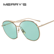 Load image into Gallery viewer, MERRY&#39;S Women Bang Fashion Sunglasses Classic Brand Designer Sunglasses Vintage Twin Beam Metal Frame Glasses S&#39;8006