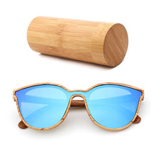 Load image into Gallery viewer, luxury Fashion Polarized Lady Cat Eye Sunglasses Wood Handmade Glasses Ladies Christmas Gifts With Bamboo Box Dama gafas de sol