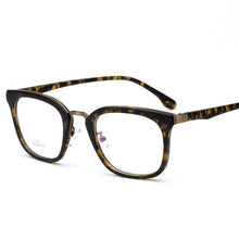 Load image into Gallery viewer, Fashion Retro Male Square Optical Prescription TR90 Glasses Frame Men Ultra Light Soft Myopia Eyewear Reading Eyeglasses Optics