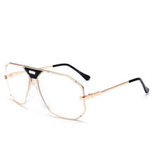 Load image into Gallery viewer, VazRobe Square Men Women Sunglasses Oversized Male Sunglass Brand Gold Man Sun Glasses Steam Punk 2018 Flat Top Fashion Uv400